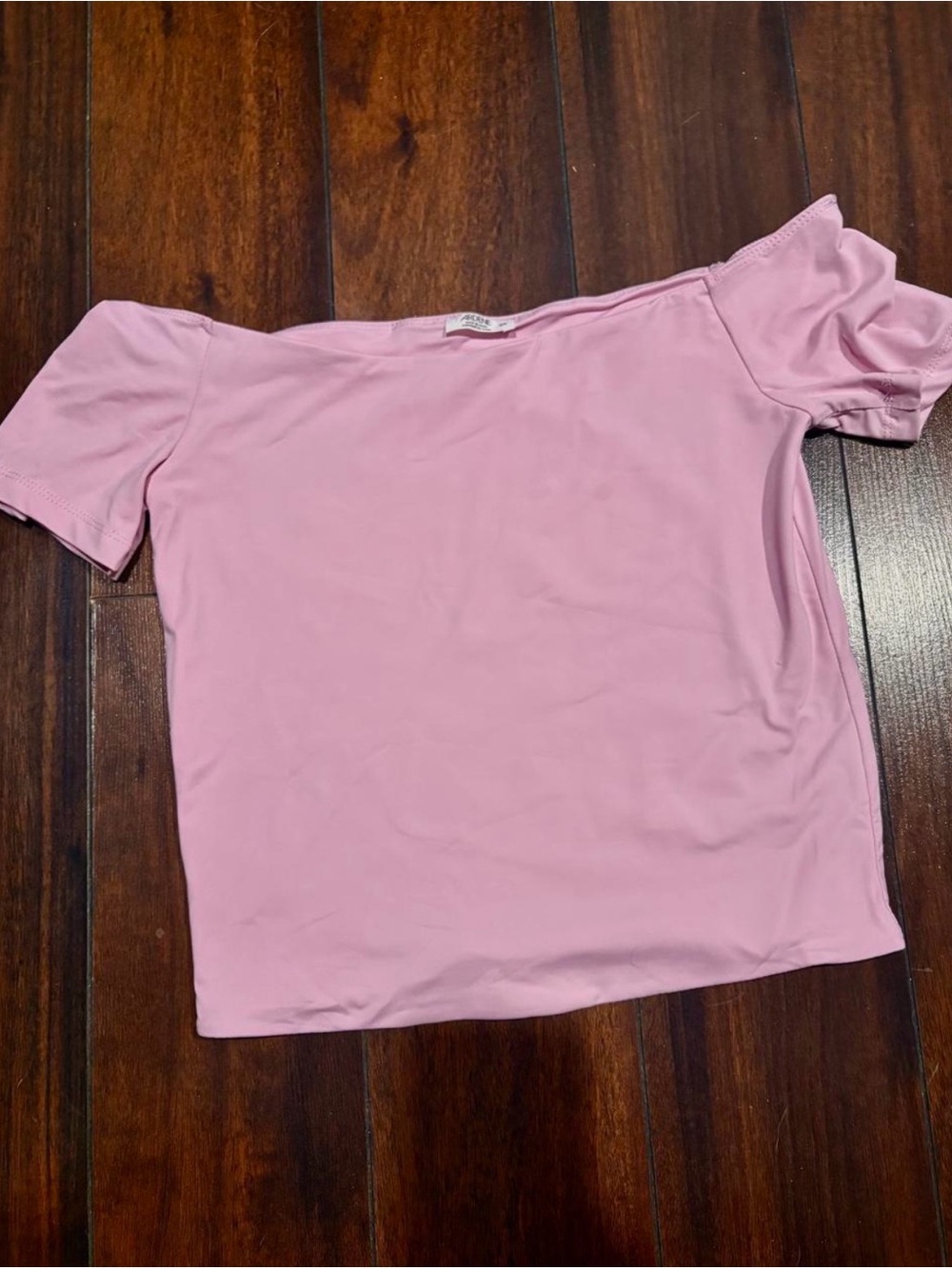 Ardene Pink Off-Shoulder Crop Top